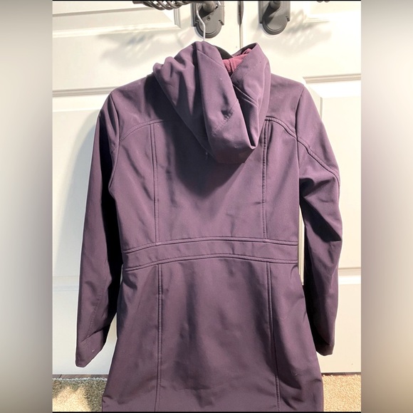C9 Plum Hooded Waterproof Fleece-lined Raincoat Small - Picture 3 of 5